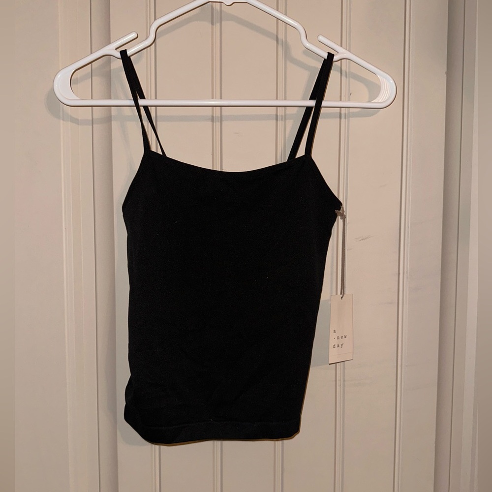 Target Black Fitted Camisole Top